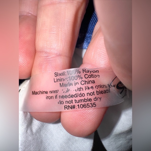 Sundays Blue Tie‎ Dye Ruffle Sleeveless Mini Dress Medium - Picture 4 of 4